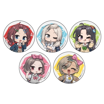 【グッズ-バッチ】ガールズバンドクライ トレーディング缶バッジ(ミニキャラ/平成ギャル)