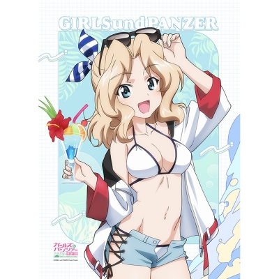 【グッズ-タペストリー】ガールズ&パンツァー 最終章 描き下ろしB2タペストリー(ケイ/リゾート水着)