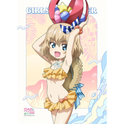 【グッズ-タペストリー】ガールズ&パンツァー 最終章 描き下ろしB2タペストリー(カチューシャ/リゾート水着)