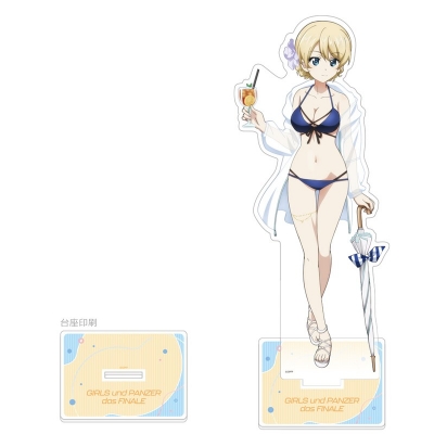 【グッズ-スタンドポップ】ガールズ&パンツァー 最終章 描き下ろし特大アクリルスタンド(ダージリン/リゾート水着)