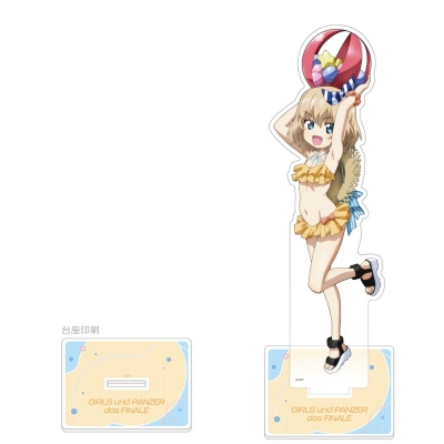 【グッズ-スタンドポップ】ガールズ&パンツァー 最終章 描き下ろし特大アクリルスタンド(カチューシャ/リゾート水着)
