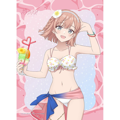 【グッズ-タペストリー】ポールプリンセス!! 描き下ろしB2タペストリー(星北ヒナノ/水着)Wスエード