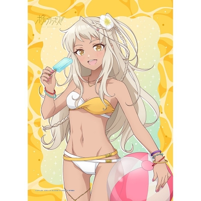 【グッズ-タペストリー】ポールプリンセス!! 描き下ろしB2タペストリー(西条リリア/水着)Wスエード