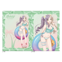 【グッズ-クリアファイル】ポールプリンセス!! 描き下ろしクリアファイル(東坂ミオ/水着)の画像