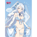 【グッズ-タペストリー】転生したら第七王子だったので、気ままに魔術を極めます 描き下ろしB2タペストリー(シルファ/ウエディング水着)Wスエードの画像