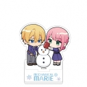 【グッズ-スタンドポップ】TVアニメ『機械じかけのマリー』 ミニキャラアクリルスタンド(マリー&アーサー/雪だるま)の画像