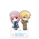 【グッズ-スタンドポップ】TVアニメ『機械じかけのマリー』 ミニキャラアクリルスタンド(マリー&アーサー/バレンタイン)の画像