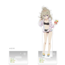 【グッズ-スタンドポップ】日々は過ぎれど飯うまし 描き下ろし特大アクリルスタンド(比嘉つつじ/水着)の画像