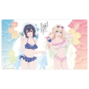 【グッズ-マット】クラスで2番目に可愛い女の子と友だちになった 描き下ろしラバーマット(水着)の画像