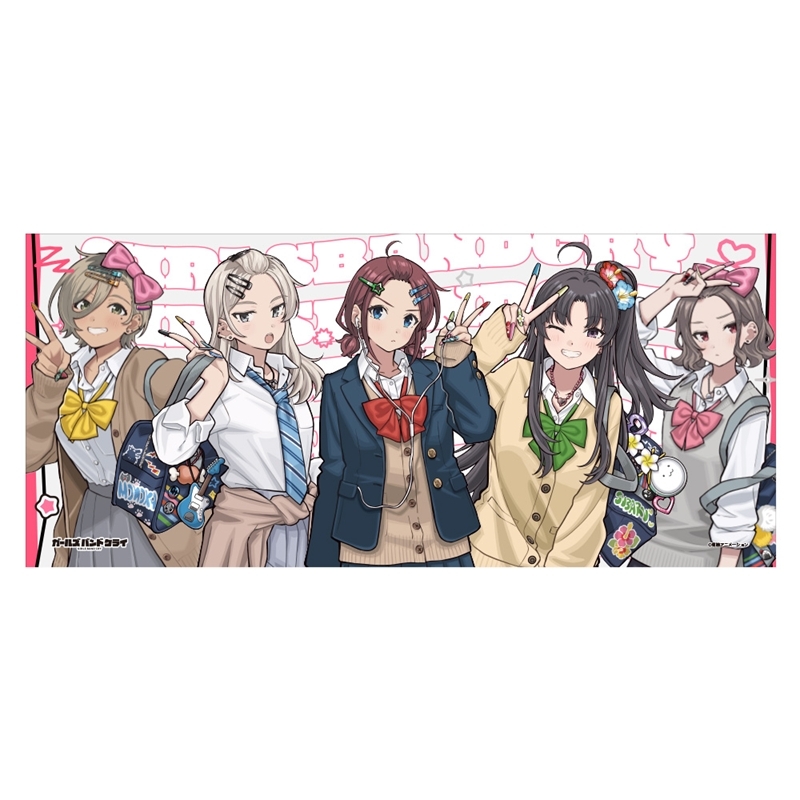 [Good-Towel] Girl Band Cry Drawing Sports Towel (Heisei Gal)