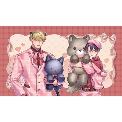 【グッズ-ブランケット】噛み砕いて愛をおしえて 描き下ろしブランケット(ぬいぐるみ)