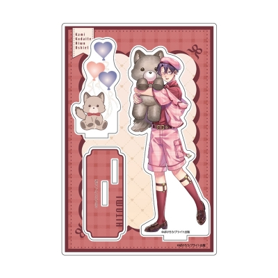 【グッズ-スタンドポップ】噛み砕いて愛をおしえて 描き下ろしアクリルスタンド(人見/ぬいぐるみ)
