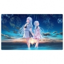 【グッズ-デスクマット】Summer Pockets REFLECTION BLUE&anemoi ラバーマット(鳴瀬 しろは&辻倉朱比華)の画像