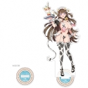 【グッズ-スタンドポップ】シノビマスター 閃乱カグラ NEW LINK 描き下ろし特大アクリルスタンド(鴇/ミルキーメイド)の画像