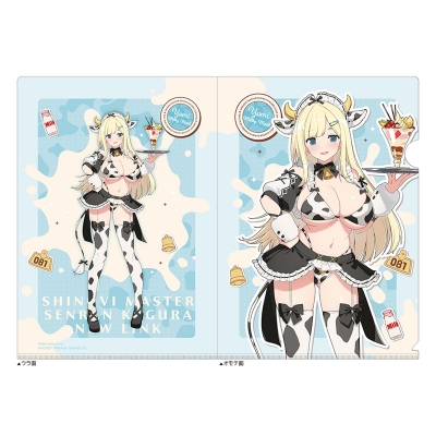 【グッズ-クリアファイル】シノビマスター 閃乱カグラ NEW LINK 描き下ろしクリアファイル(詠/ミルキーメイド)