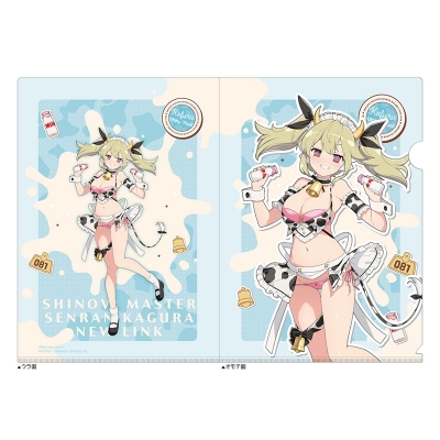 【グッズ-クリアファイル】シノビマスター 閃乱カグラ NEW LINK 描き下ろしクリアファイル(華風流/ミルキーメイド)
