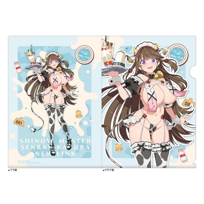 【グッズ-クリアファイル】シノビマスター 閃乱カグラ NEW LINK 描き下ろしクリアファイル(鴇/ミルキーメイド)