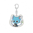 【グッズ-キーホルダー】FAIRY TAIL 100年クエスト アクリルキーホルダー(ハッピー/猫耳給仕服)の画像