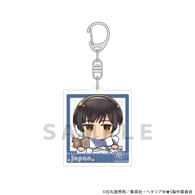 【グッズ-キーホルダー】ヘタリア World★Stars アクリルキーホルダー(日本/ウィンターバケーション)