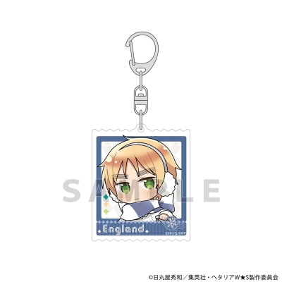 【グッズ-キーホルダー】ヘタリア World★Stars アクリルキーホルダー(イギリス/ウィンターバケーション)