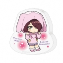 【グッズ-置きもの】負けヒロインが多すぎる! ダイカットアクリルブロック(小鞠知花/ケモミミパーカー)の画像