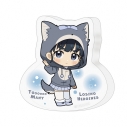 【グッズ-置きもの】負けヒロインが多すぎる! ダイカットアクリルブロック(馬剃天愛星/ケモミミパーカー)の画像