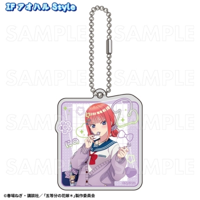 【グッズ-キーホルダー】五等分の花嫁*アオハルStyle アクリルキーホルダー【二乃】 IF アオハルStyle