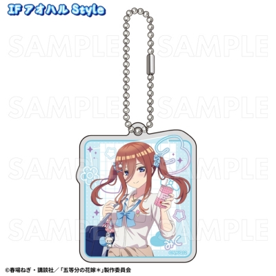 【グッズ-キーホルダー】五等分の花嫁*アオハルStyle アクリルキーホルダー【三玖】 IF アオハルStyle