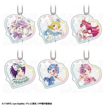 グッズ-キーホルダー】プリパラ さんくす♡ハッピーリボンコーデ 
