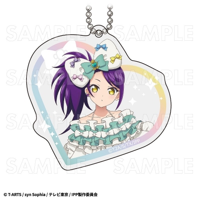 【グッズ-キーホルダー】プリパラ さんくす♡ハッピーリボンコーデ トレーディングアクリルキーホルダー