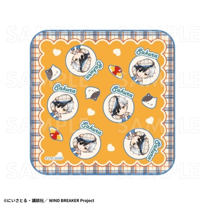 【グッズ-タオル】WIND BREAKER 【チェックセーラー】 ハンドタオル【桜 遥】