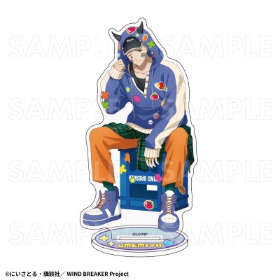 【グッズ-スタンドポップ】TVアニメ『WIND BREAKER』 【でびデコパーカー】 アクリルスタンド【梅宮 一】
