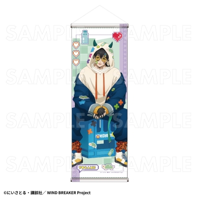 【グッズ-タペストリー】TVアニメ『WIND BREAKER』 【でびデコパーカー】 B2半裁タペストリー【十亀 条】