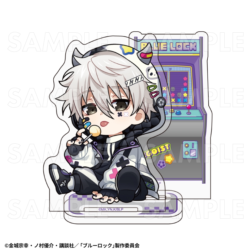 【グッズ-スタンドポップ】TVアニメ『ブルーロック』でびデコパーカー ちびキャラver. アクリルスタンド【凪 誠士郎】