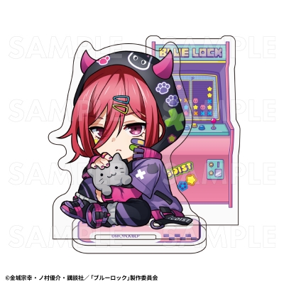 【グッズ-スタンドポップ】TVアニメ『ブルーロック』でびデコパーカー ちびキャラver. アクリルスタンド【千切 豹馬】