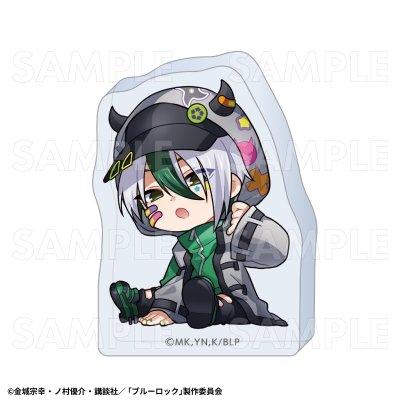 【グッズ-置きもの】TVアニメ『ブルーロック』でびデコパーカー ちびキャラver. アクリルブロック【乙夜 影汰】