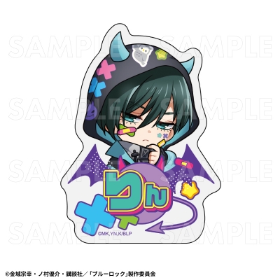 【グッズ-バッチ】TVアニメ『ブルーロック』でびデコパーカー ちびキャラver. お名前バッジ【糸師 凛】