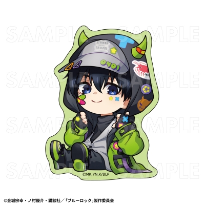 【グッズ-ステッカー】TVアニメ『ブルーロック』でびデコパーカー ちびキャラver. ダイカットステッカー【潔 世一】