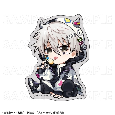 【グッズ-ステッカー】TVアニメ『ブルーロック』でびデコパーカー ちびキャラver. ダイカットステッカー【凪 誠士郎】