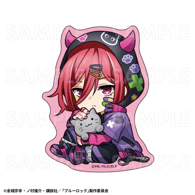 【グッズ-ステッカー】TVアニメ『ブルーロック』でびデコパーカー ちびキャラver. ダイカットステッカー【千切 豹馬】