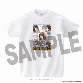 グッズ-Tシャツ】涼宮ハルヒの憂鬱 半袖Tシャツ 涼宮ハルヒ(Lサイズ 