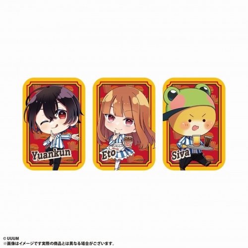 グッズ-ステッカー】カラフルピーチ ステッカーセットC 