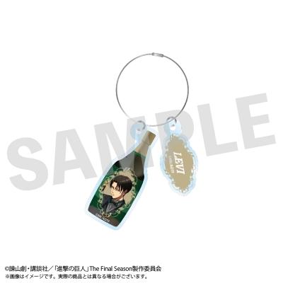 【グッズ-キーホルダー】進撃の巨人 ボトル風アクリルキーホルダー リヴァイ