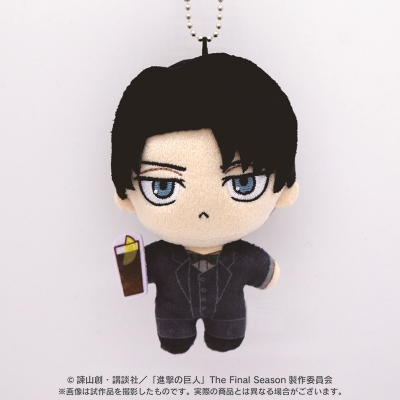 【グッズ-マスコット】進撃の巨人 ぽけっこ(ぬいぐるみマスコット) リヴァイ