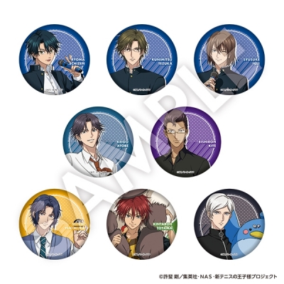【グッズ-バッチ】新テニスの王子様 トレーディング缶バッジVol.4 全8種