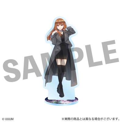 【グッズ-スタンドポップ】カラフルピーチ アクリルスタンド えと