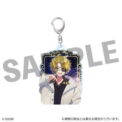 【グッズ-キーホルダー】カラフルピーチ アクリルキーホルダー たっつん