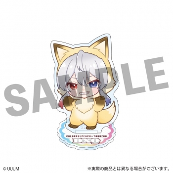 グッズ-スタンドポップ】カラフルピーチ ミニキャラアクリルスタンド 