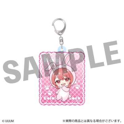 【グッズ-キーホルダー】カラフルピーチ ミニキャラアクリルキーホルダー のあ