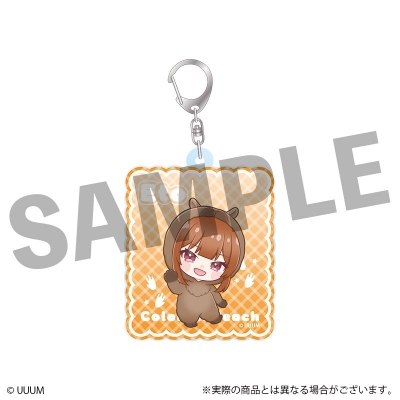 【グッズ-キーホルダー】カラフルピーチ ミニキャラアクリルキーホルダー えと